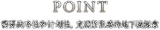 POINT 需要战略性和计划性，充满紧张感的地下城探索