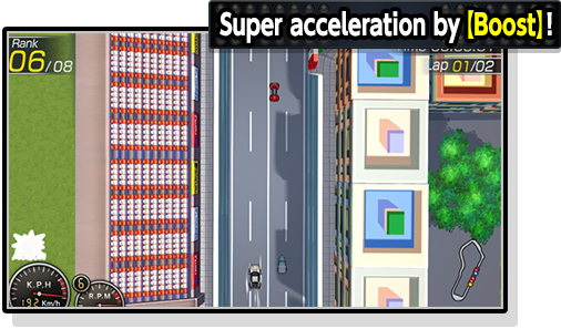 Super acceleration by【Boost】!