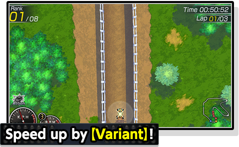 Speed up by【Variant】!