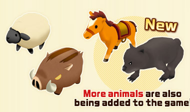 More animals are also being added to the game!