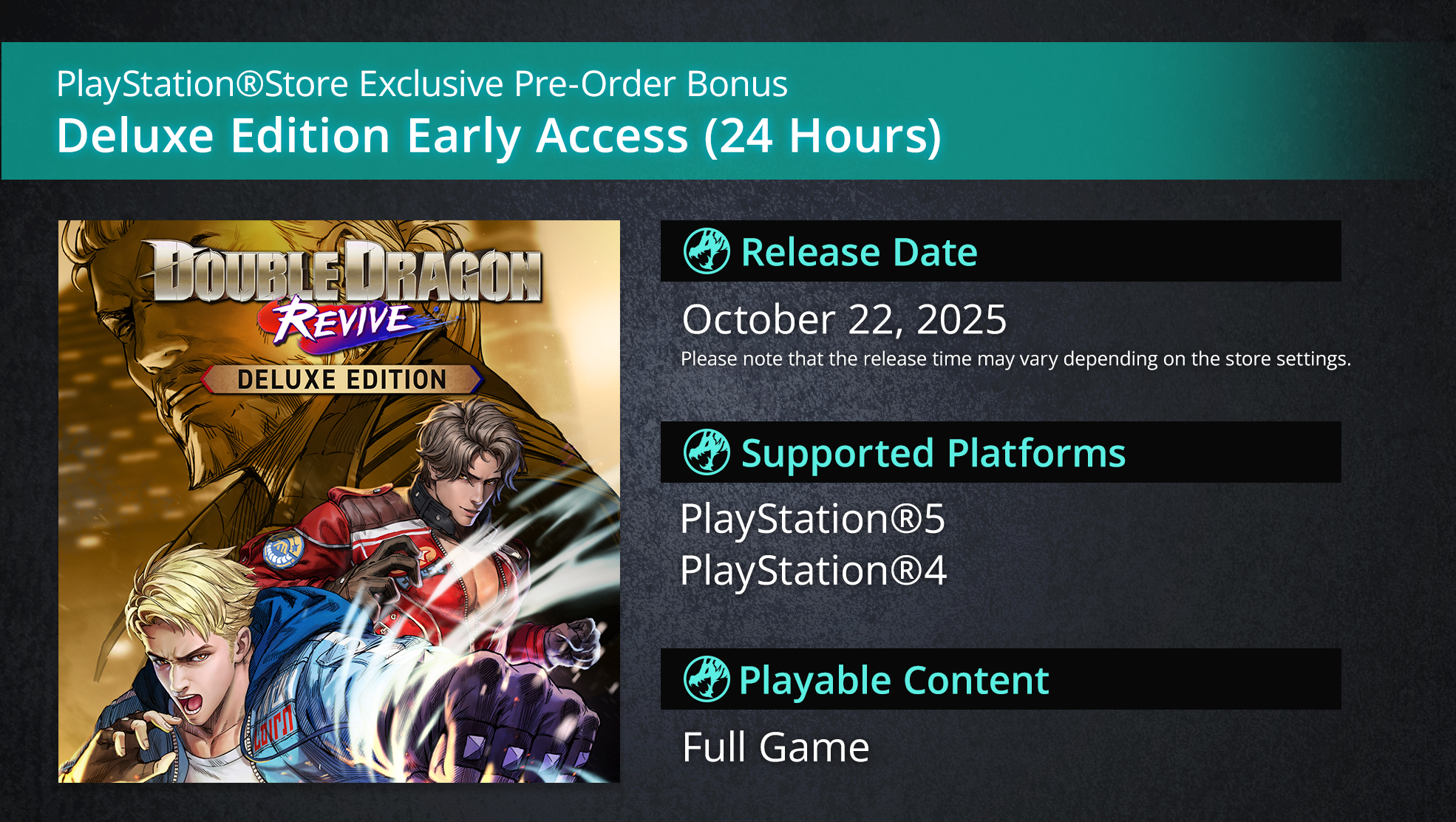 PlayStation®Store Exclusive Pre-order Bonus