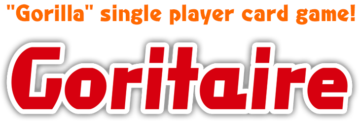 Gorilla single player card game! Goritaire