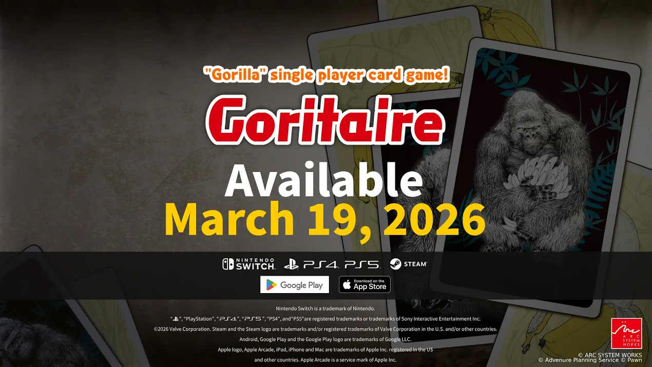 Gorilla-Multiplying Card Game【Goritaire】 PV