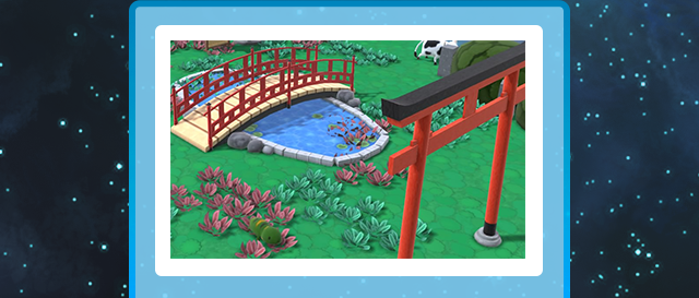 ゲーム内オブジェ「日本庭園セット」