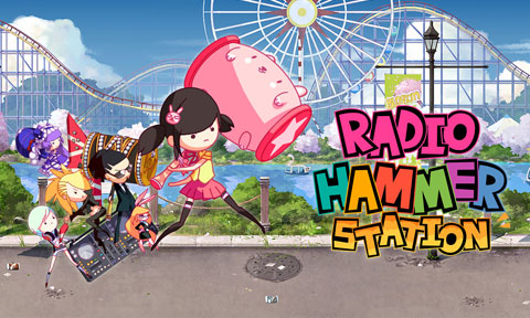 リズムに合わせて敵をふっとばせ リズムアクションゲーム Radio Hammer Station 18年配信決定 Arc System Works Official Web Site