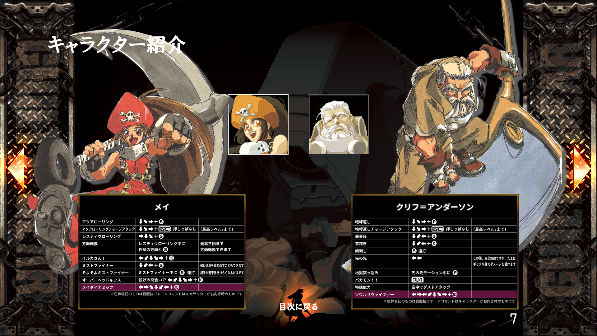 Guilty Gear マニュアル