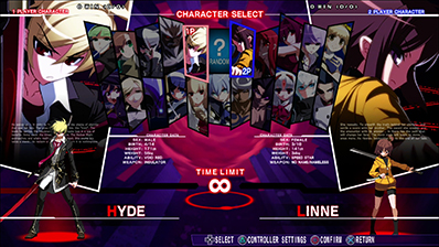 Character Select Screen