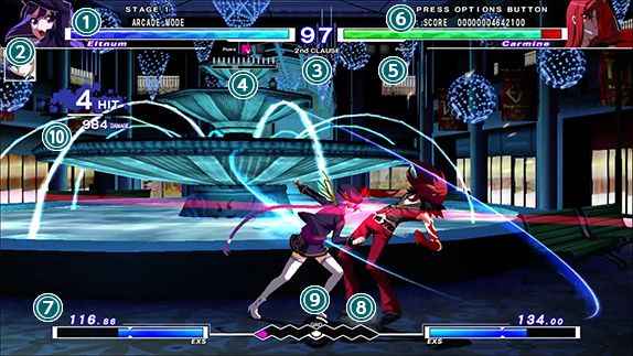 Game settings - Under Night In-Birth Exe:Late[st]